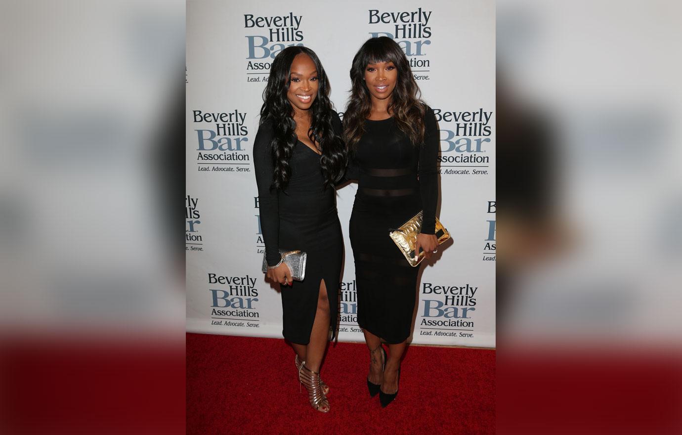 Malika And Khadijah Haqq Black Dresses Red Carpet New Show