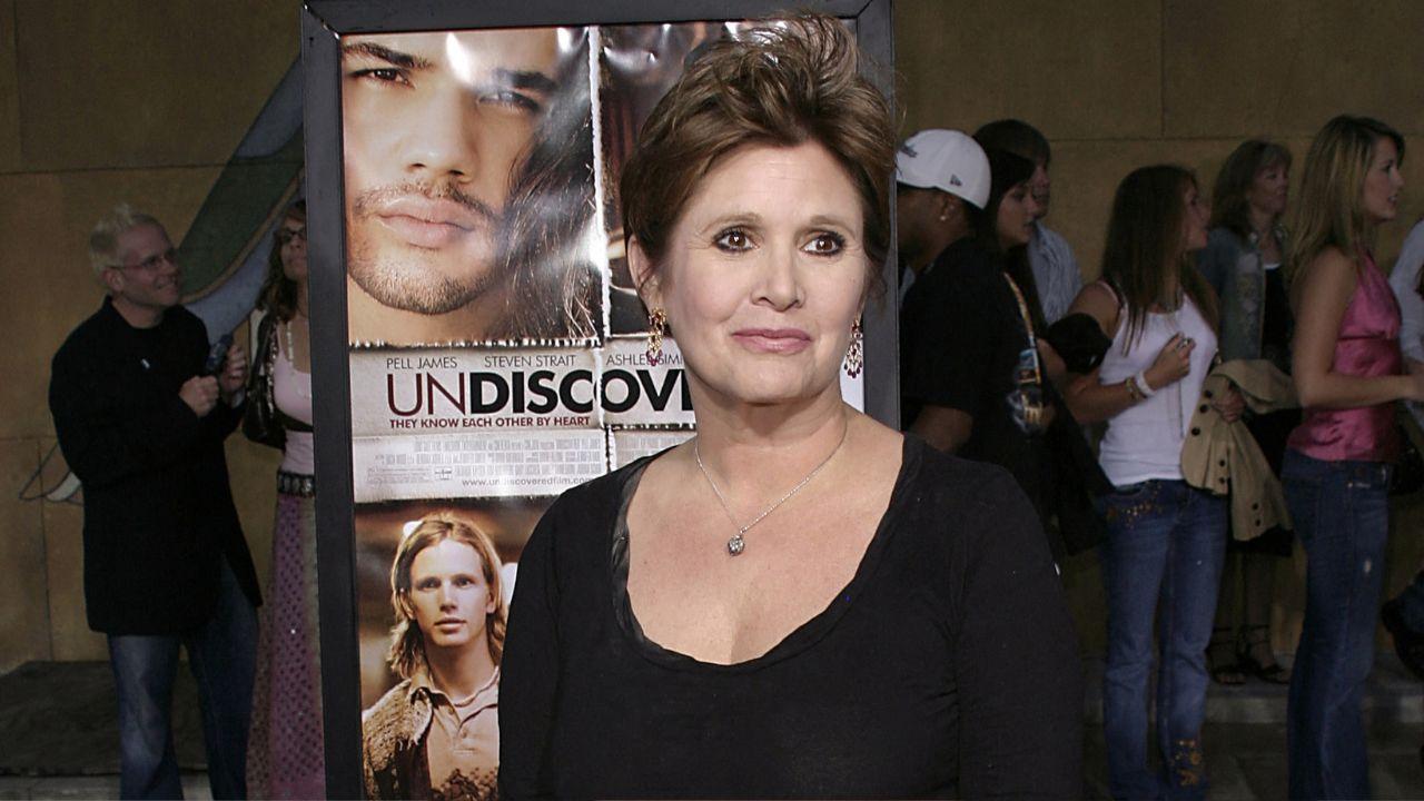 Image of Carrie Fisher.