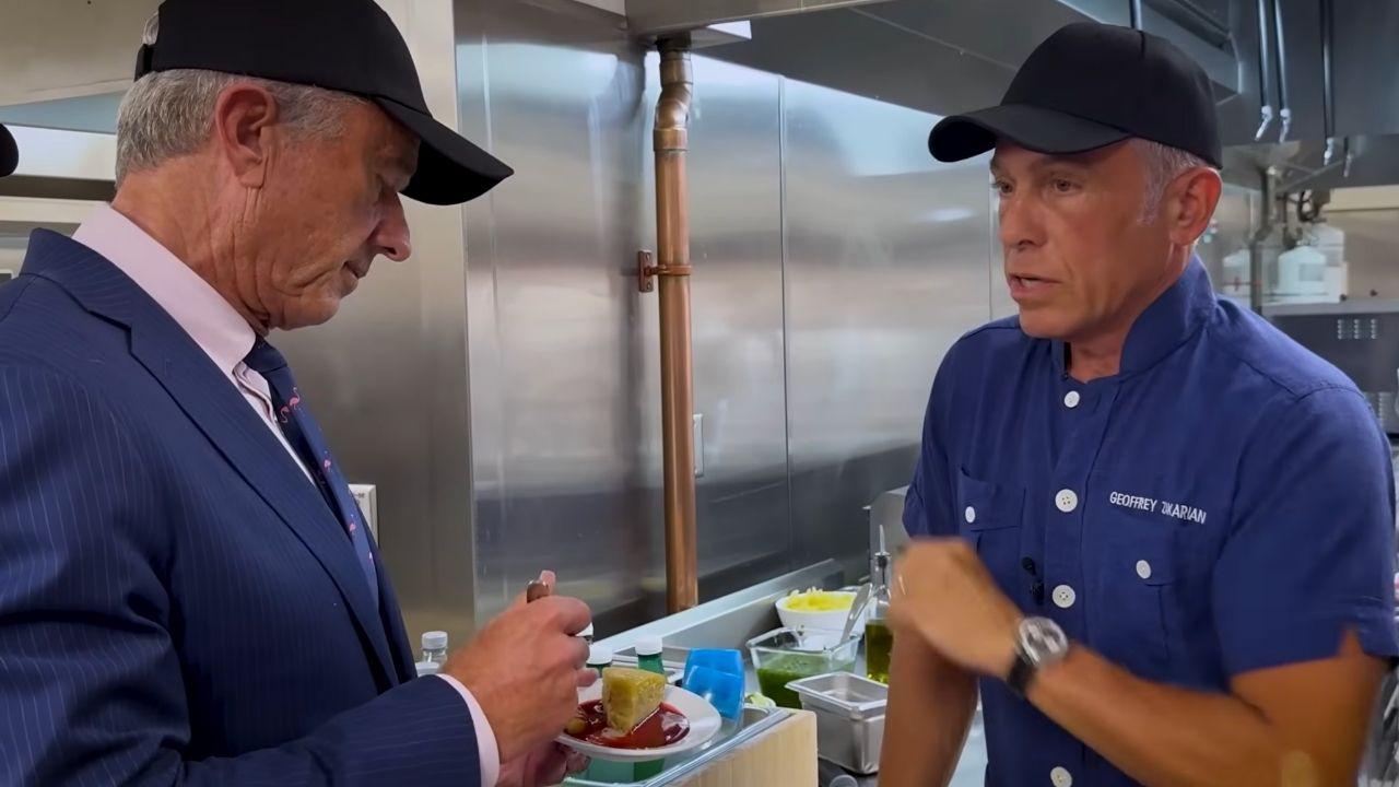 Image of The cameo revived attention to Geoffrey Zakarian's past legal dispute with Donald Trump.