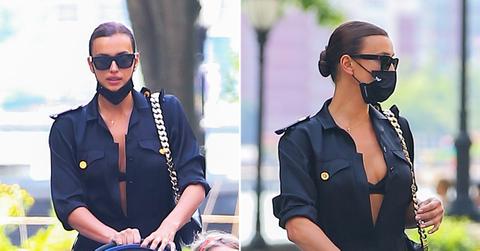 irina shayk steps out in nyc after rendezvous with kanye west ok