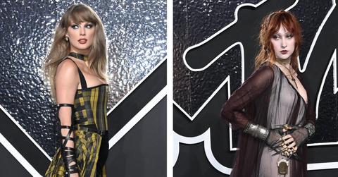 Composite photo of Taylor Swift and Chappell Roan.