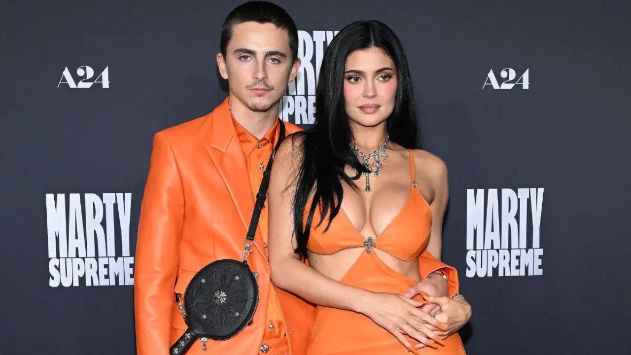 Photo of Timothée Chalamet and Kylie Jenner first sparked dating rumors in early 2023.