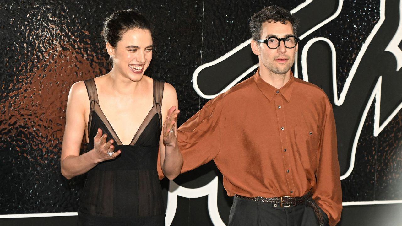 Photo of Margaret Qualley and Jack Antonoff split earlier this year.
