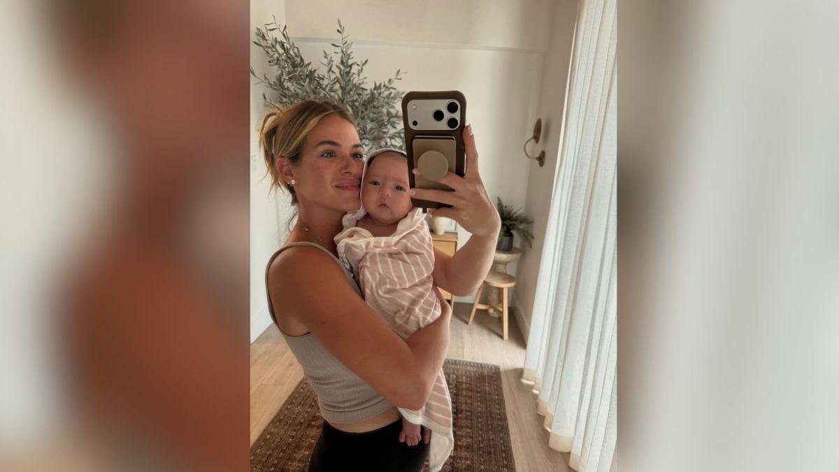 image of JoJo Fletcher says motherhood is hard but 'so much better' than she thought. 
