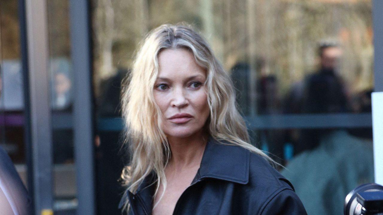 Photo of Kate Moss.