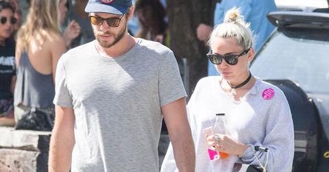 miley cyrus liam hemsworth dating engaged lunch australia