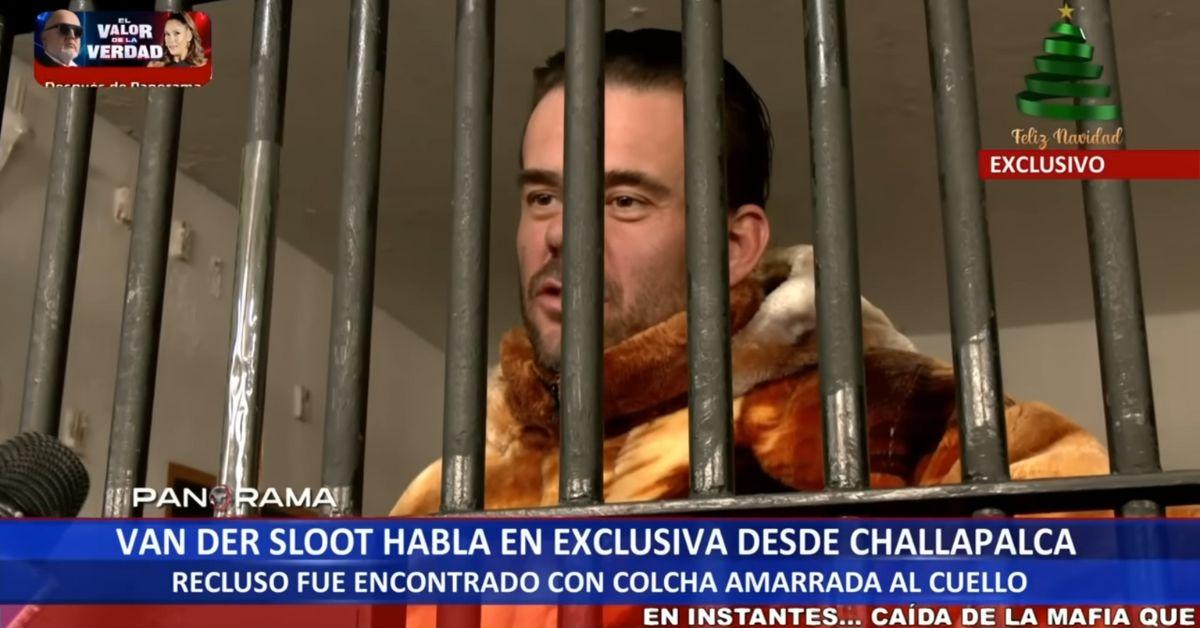 image of Guards found the killer with a blanket tied around his neck.