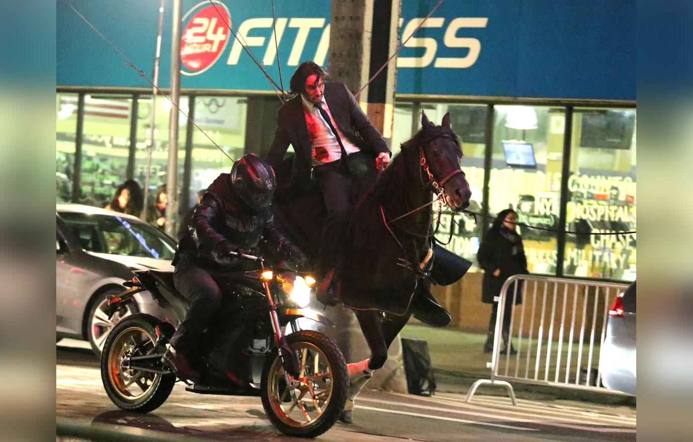 [PICS] See Keanu Reeves In A Badass Chase Scene From ‘John Wick 3’