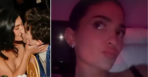 Composite photo of Kylie Jenner and Timothée Chalamet.