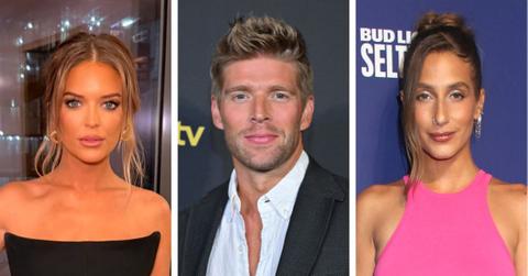 three-way split photo of Amanda Batula, Kyle Cooke & Salley Carson