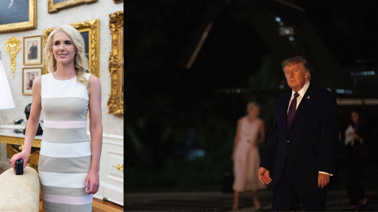Image of Natalie Harp and Donald Trump