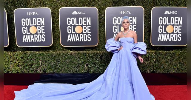 Lady Gaga at the Golden Globe Awards