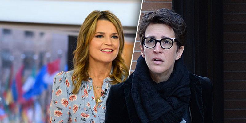 Savannah Guthrie And Rachel Maddow Clash Over Trump Town Hall