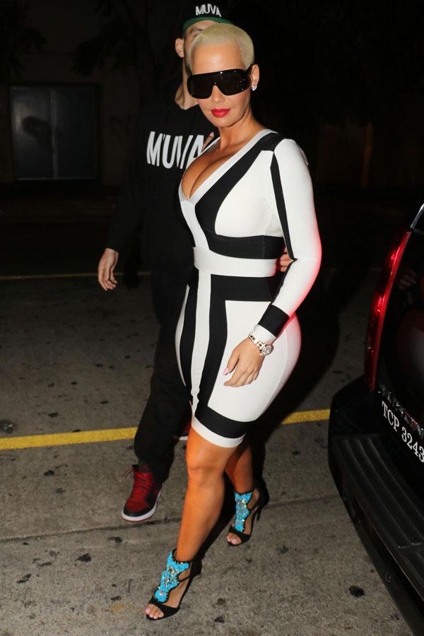 Kim kardashian amber rose