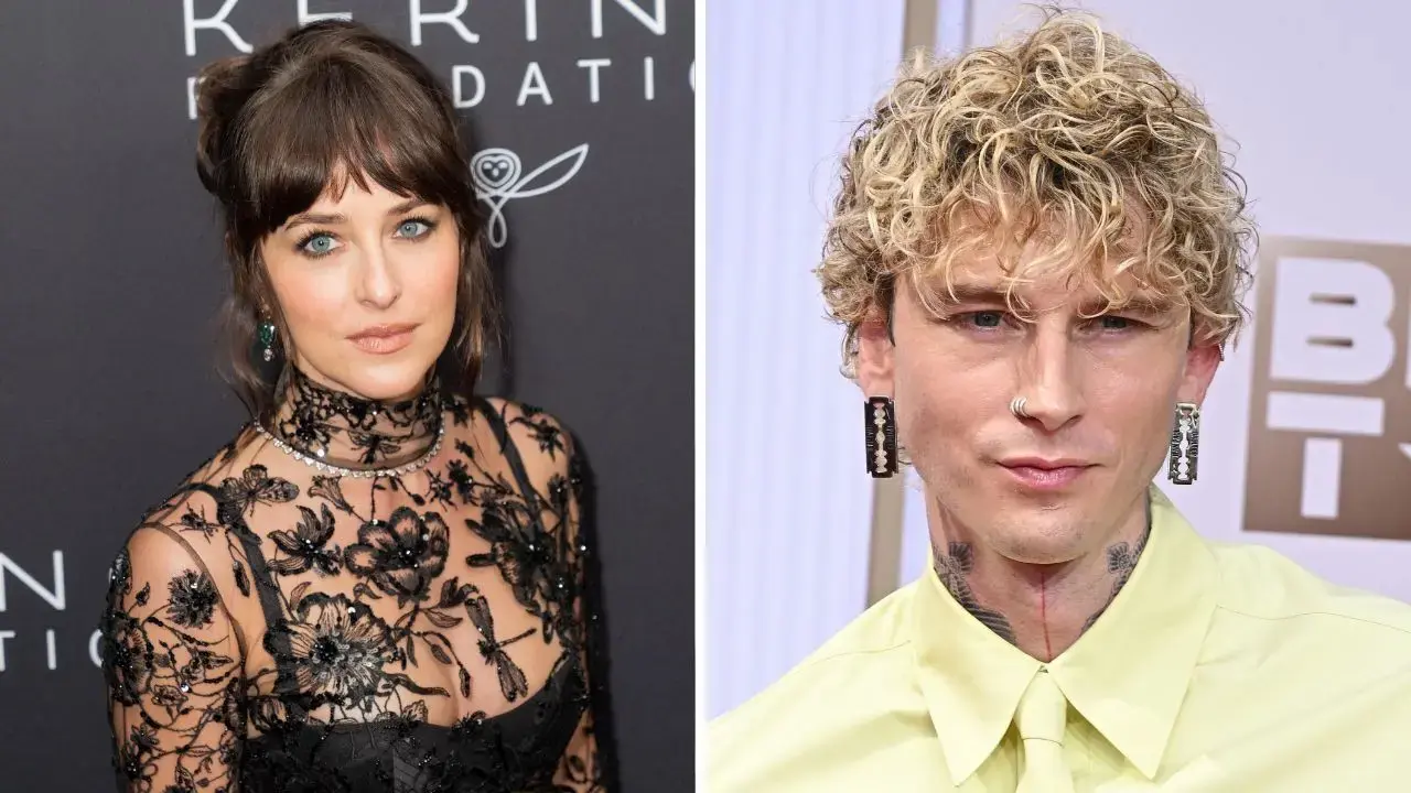 Image of Dakota Johnson and MGK are said to be enjoying their budding romance.