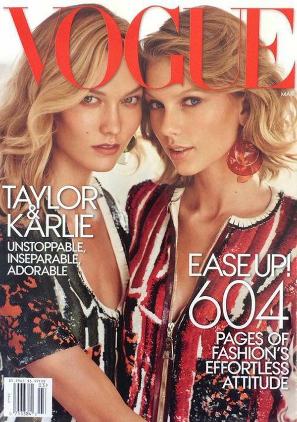 Karlie kloss talyor swift vogue