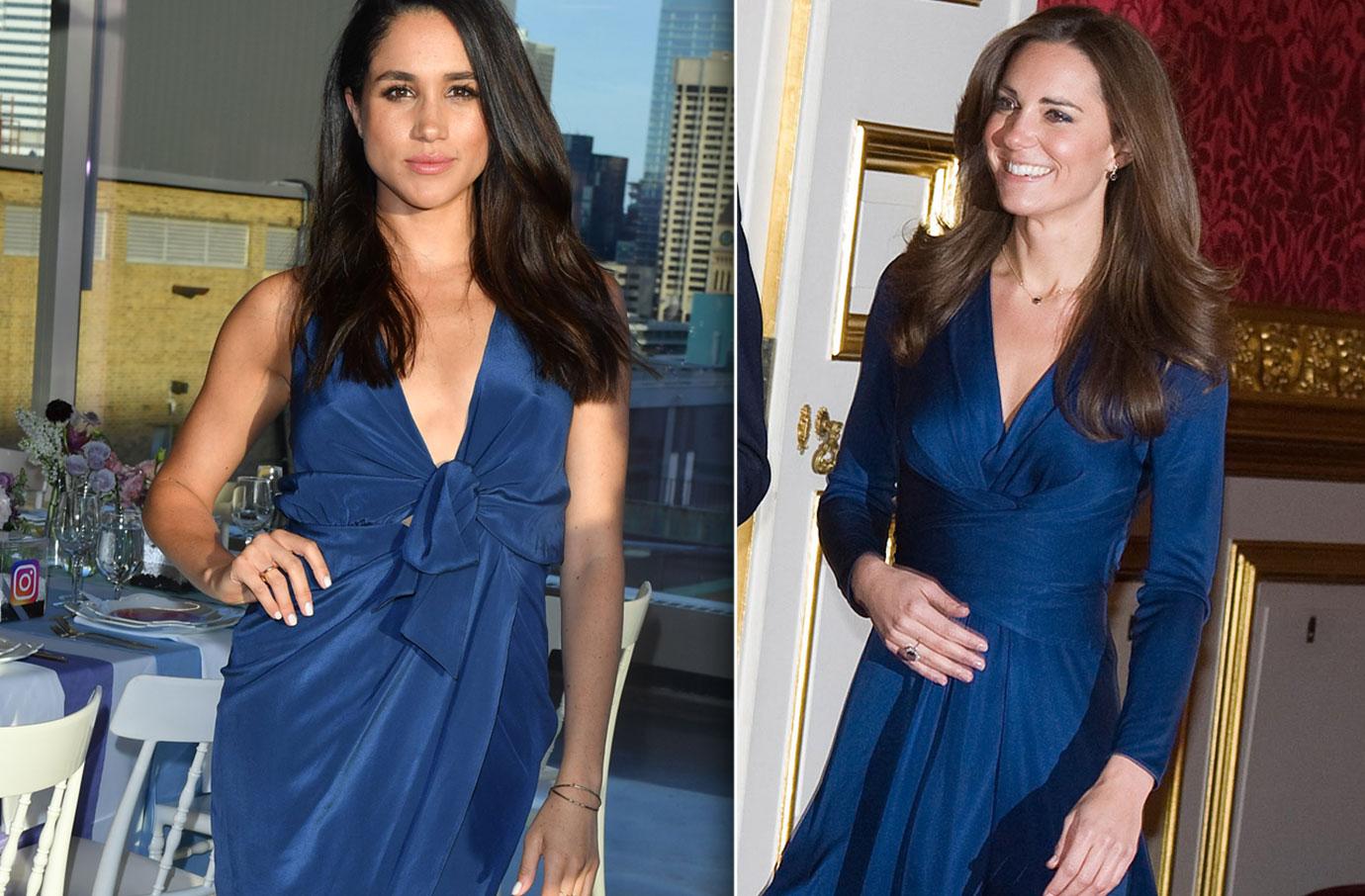 Meghan Markle Kate Middleton Matching Outfits