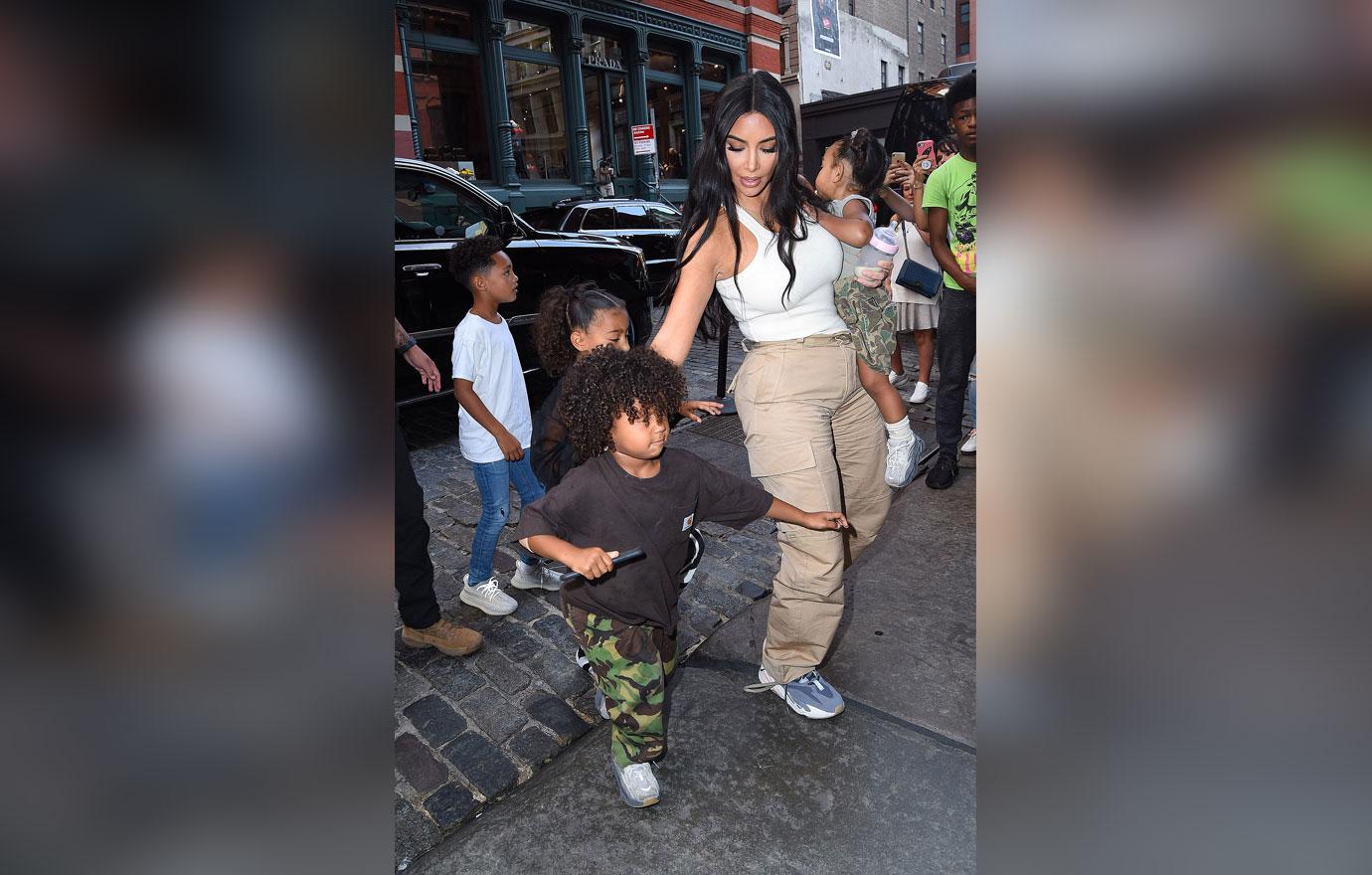 Kim Kardashian Kanye West Kids North Saint Chicago NYC