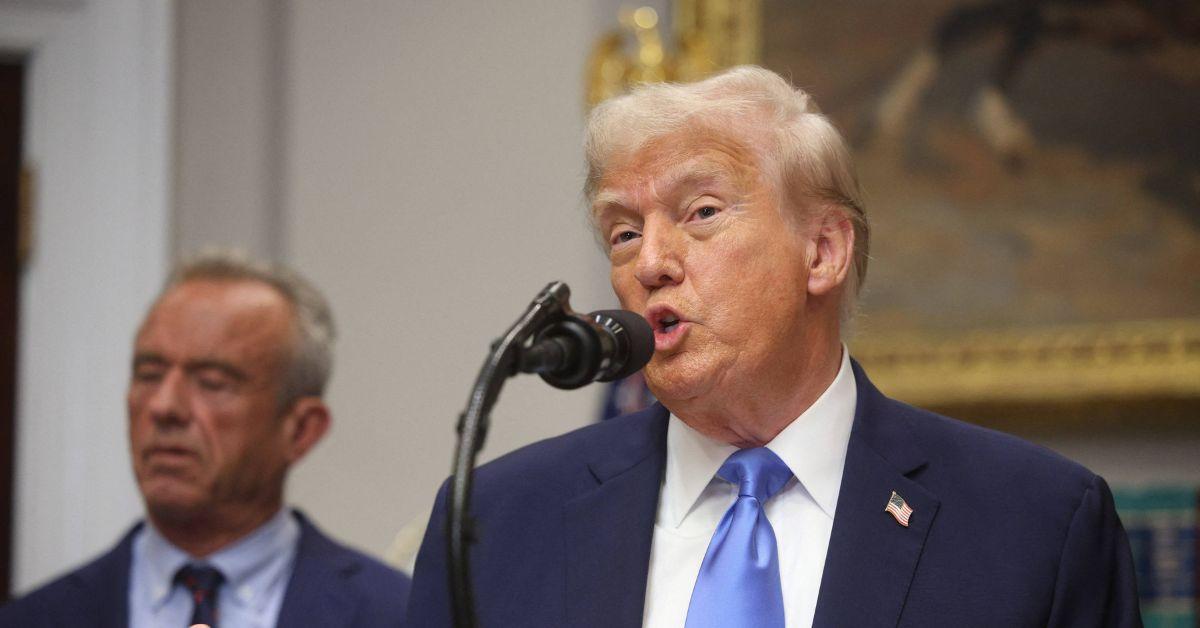 Photo of Robert F. Kenndy Jr. and Donald Trump