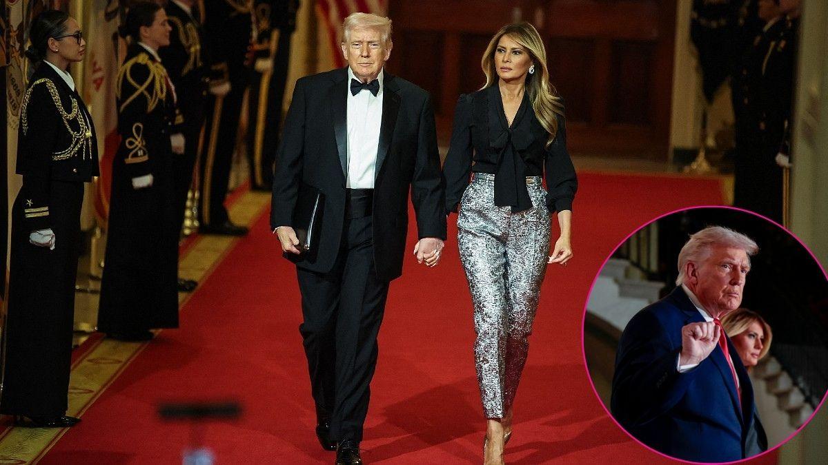 pic of Donald and Melania Trump. 