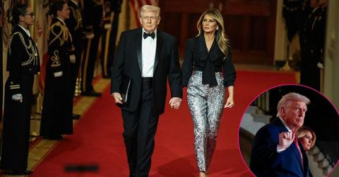 pic of Donald and Melania Trump.