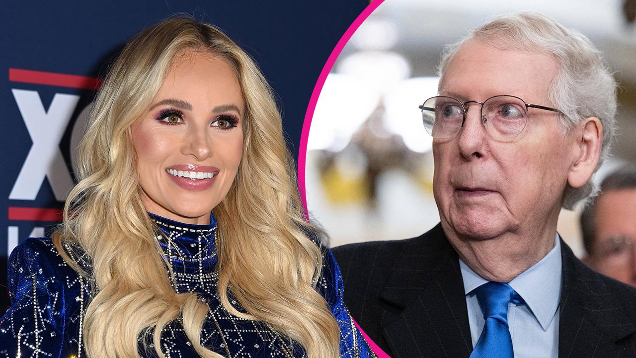 Composite photo of Tomi Lahren and Mitch McConnell.