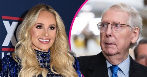 Composite photo of Tomi Lahren and Mitch McConnell.