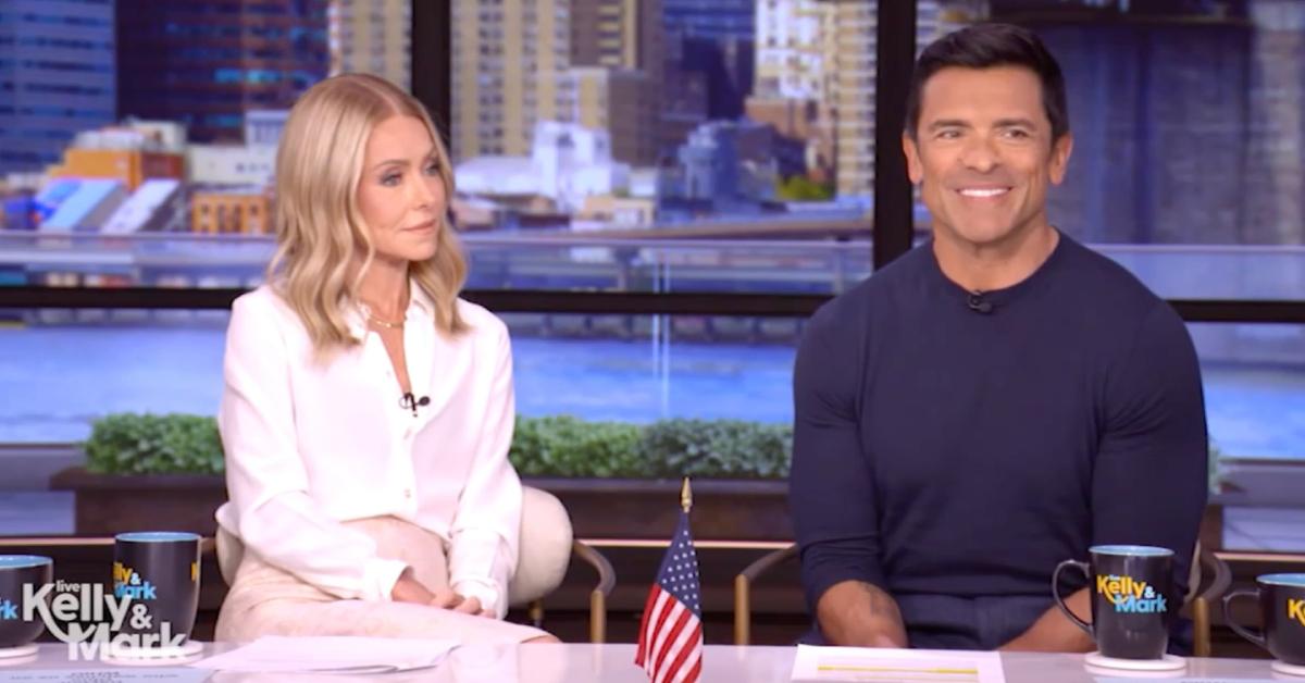 Image of Kelly Ripa doesn't like being told to 'calm down.'