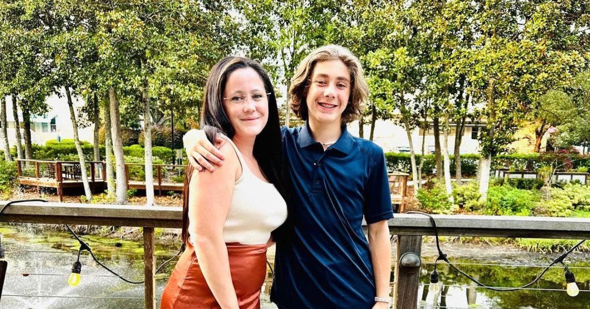 Photo of Jenelle Evans and Jace Evans
