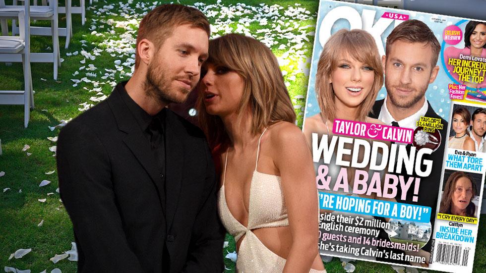 Taylor swift calvin harris marriage