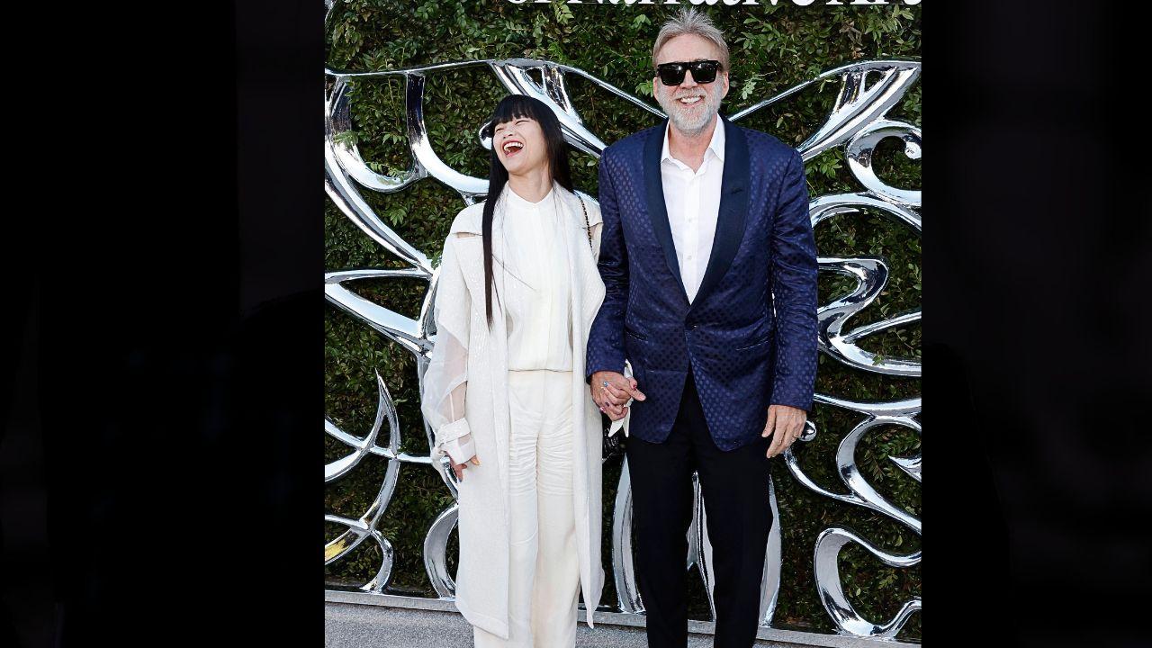 Image of Riko Shibata and Nicolas Cage.