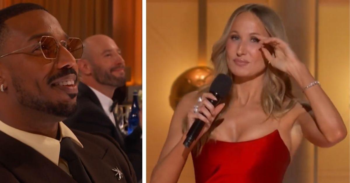 image of Nikki Glaser joked about the actor during her opening monologue.