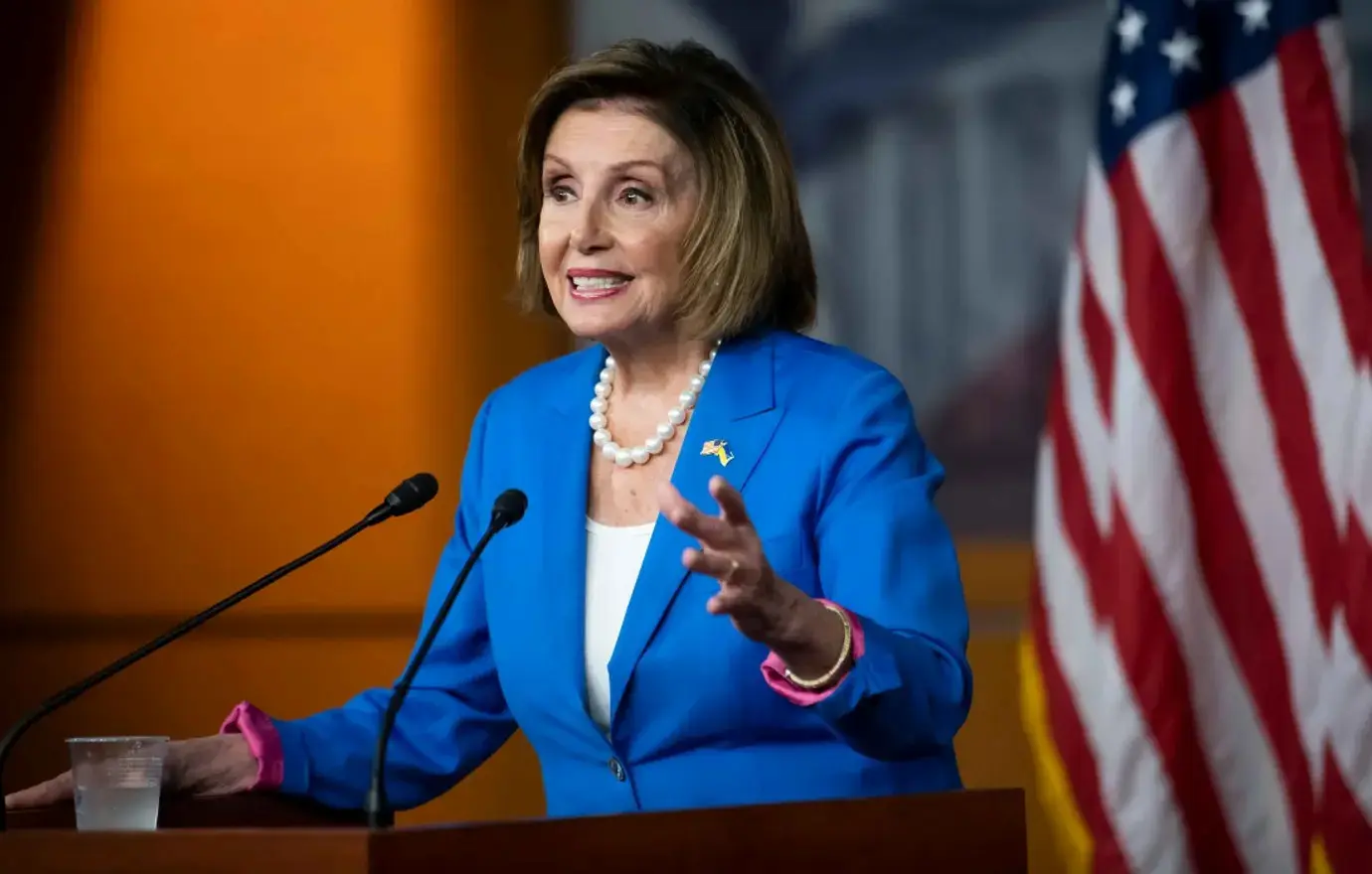 nancy pelosi donald trump projecting failures blame her capitol riots