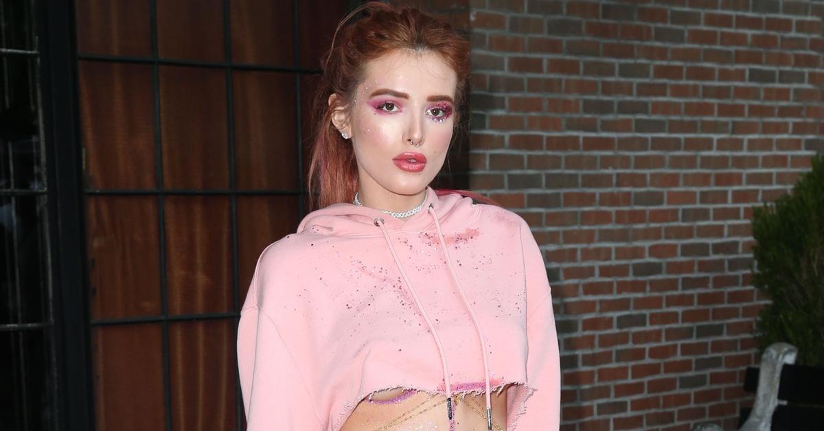 Bella Thorne rocked some serious underboob in this all-pink look