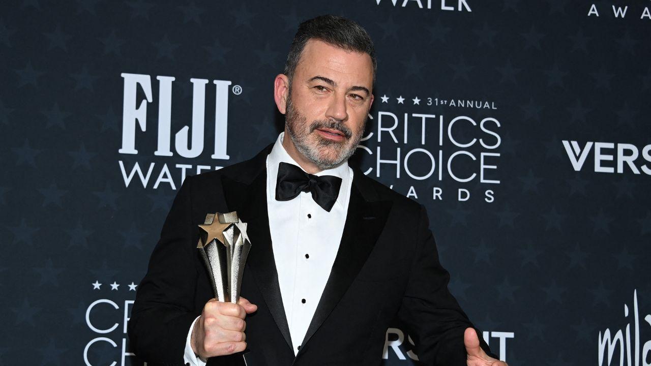 image of Jimmy Kimmel joked about Nicki Minaj's comments about her children in school.