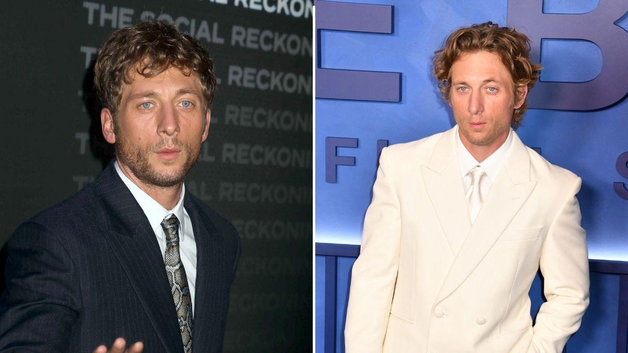 split of Jeremy Allen White.