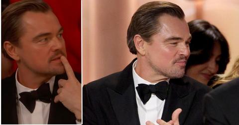 split image of Leonardo DiCaprio and Leonardo DiCaprio