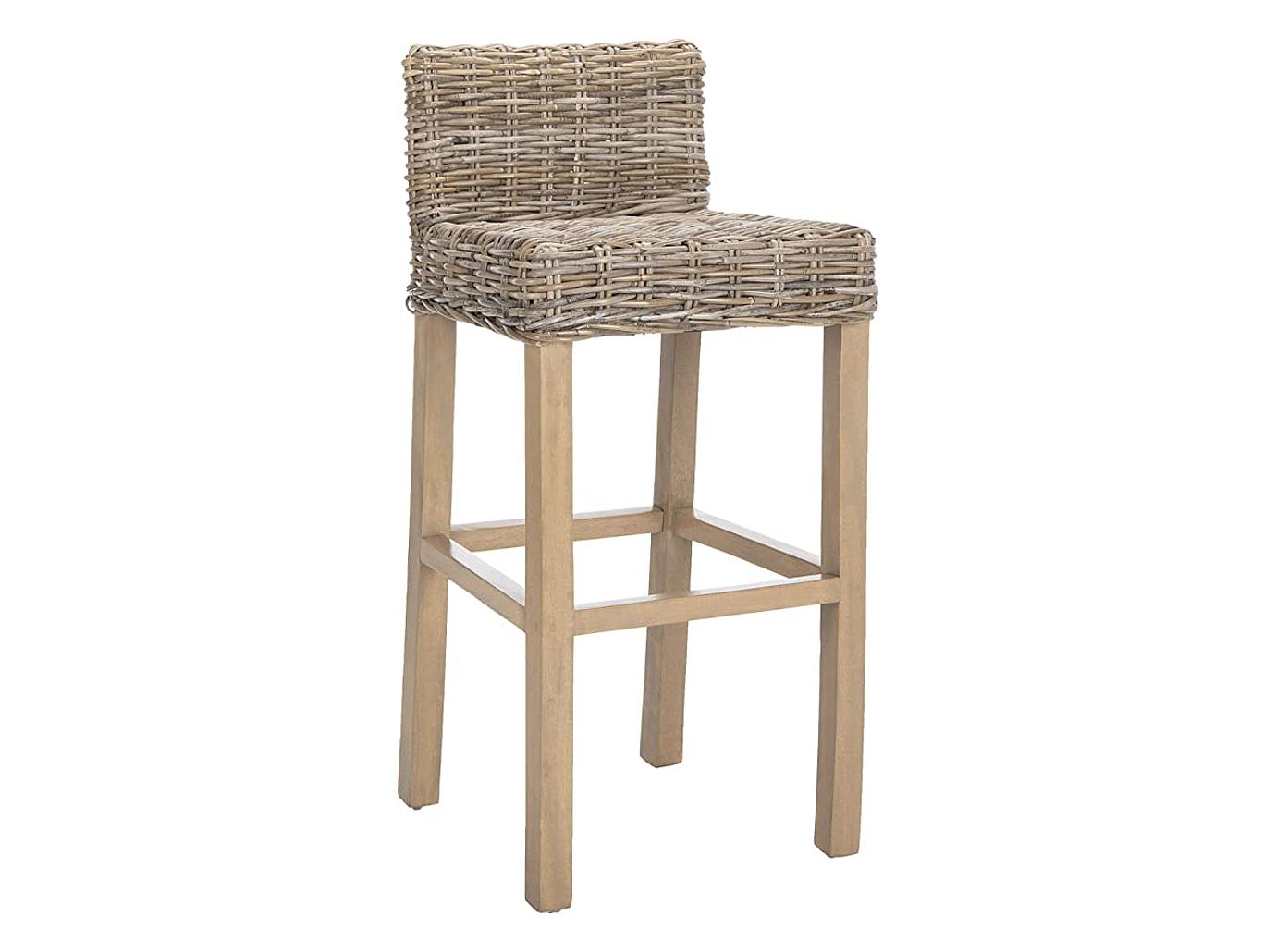 kitchen wicker stool chair