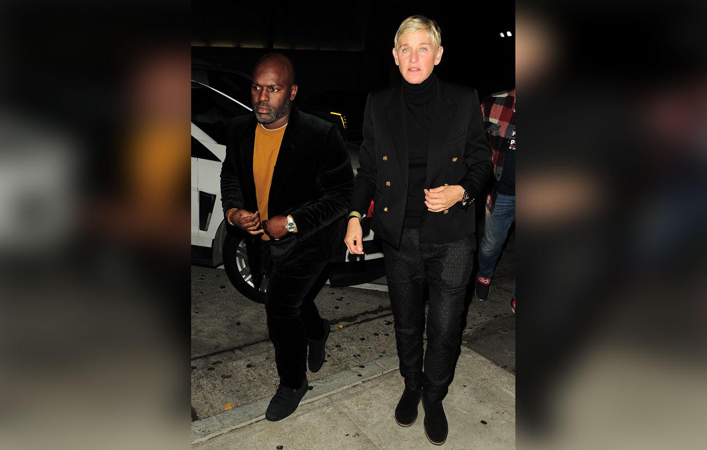 ellen degeneres joins kris jenner corey gamble los angeles date night