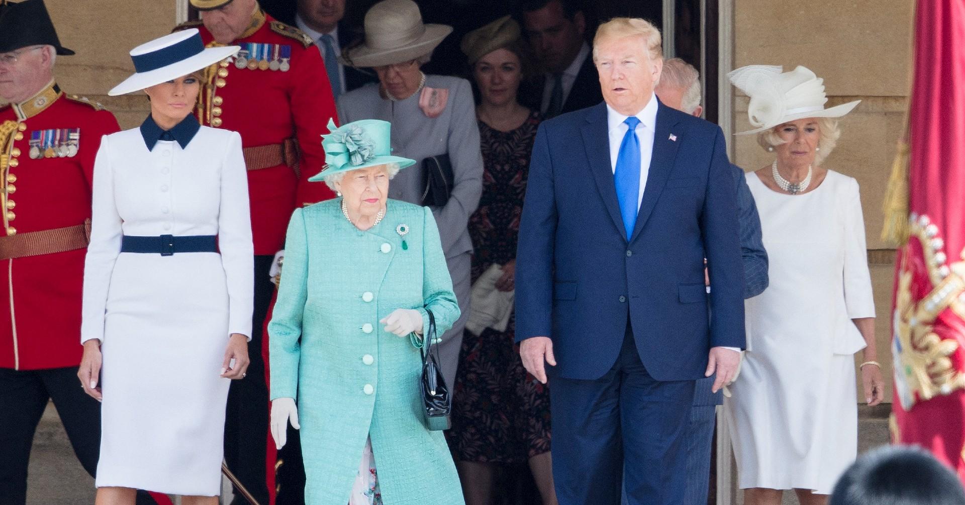 queen elizabeth ii annoyed donald trump  uk visit