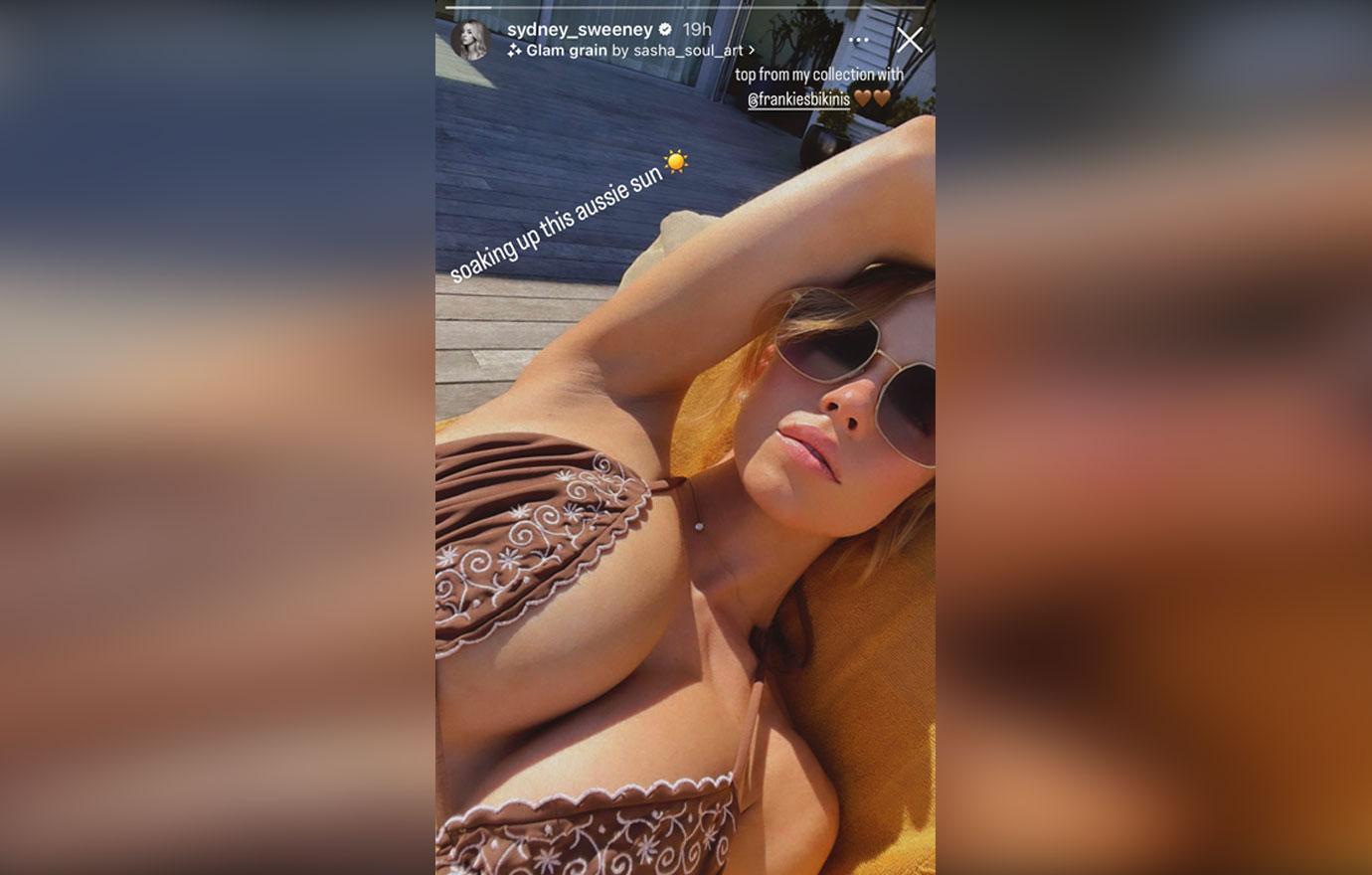Sydney Sweeney Flaunts Cleavage In Stunning Bikini Selfies: Photos