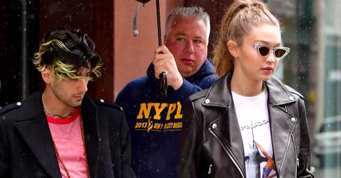 Gigi hadid zayn malik on rocks13