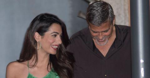 Amal Clooney Twins Italy Pics Long