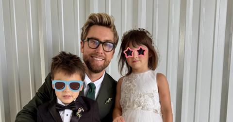 pic of Lance Bass with his kids.