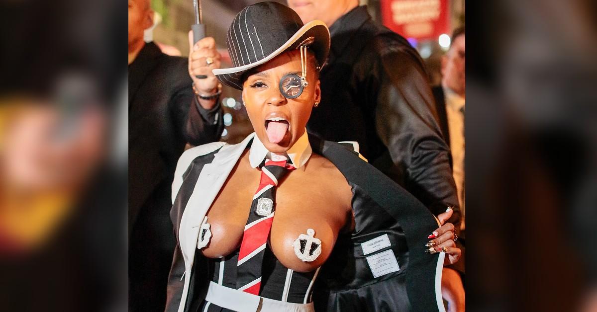 janelle monae flashes topless met gala