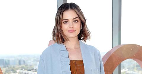 why did lucy hale check into a wellness center pp