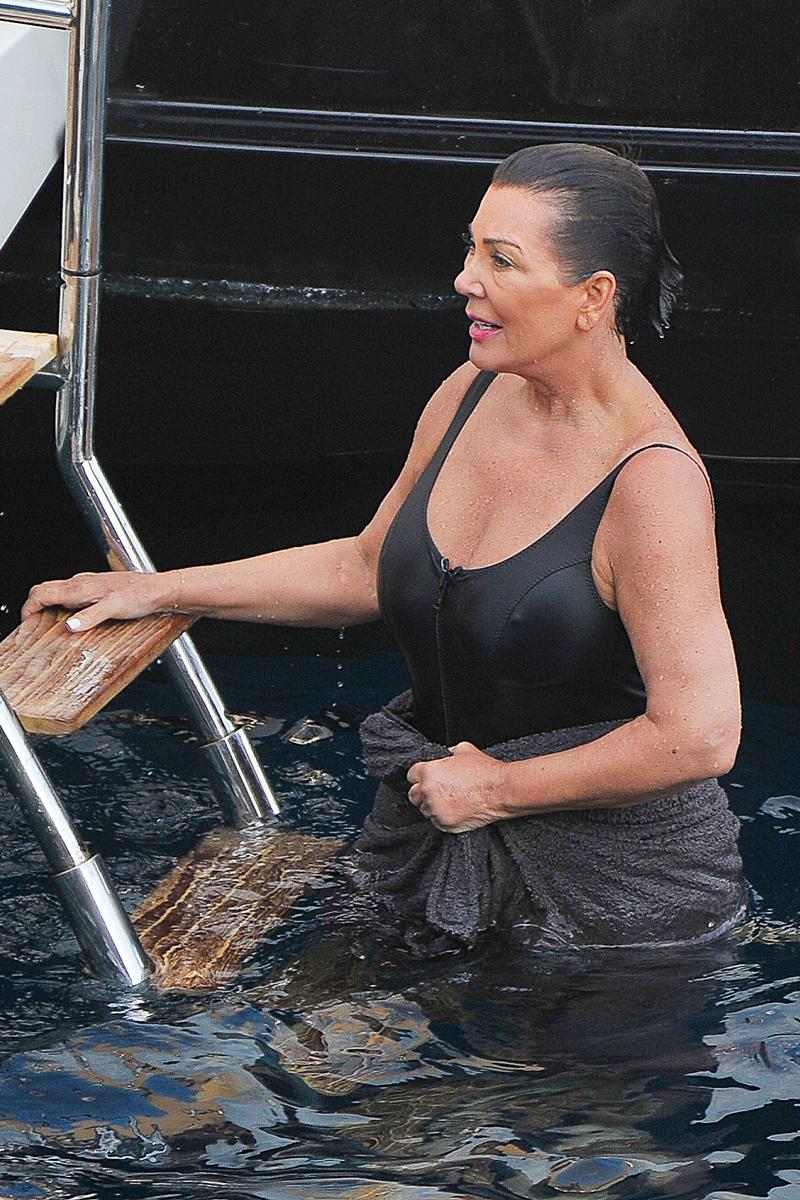 Kris Jenner and Corey Gamble take their love to mediterranean waters