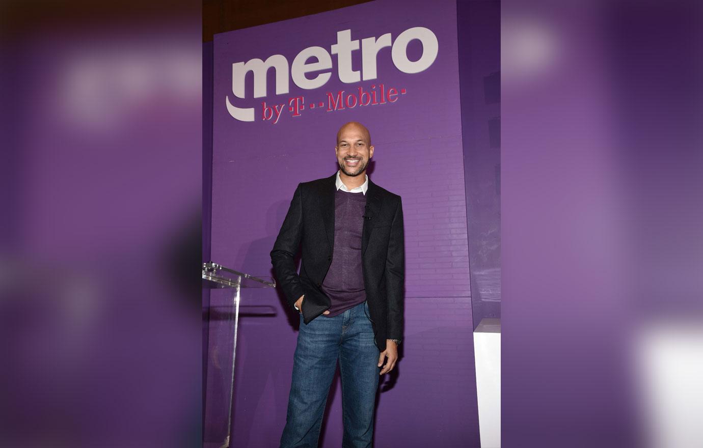 Keegan Michael Key is the first Metro by T Mobile customer at the Brand`s Grand Central pop up Experience