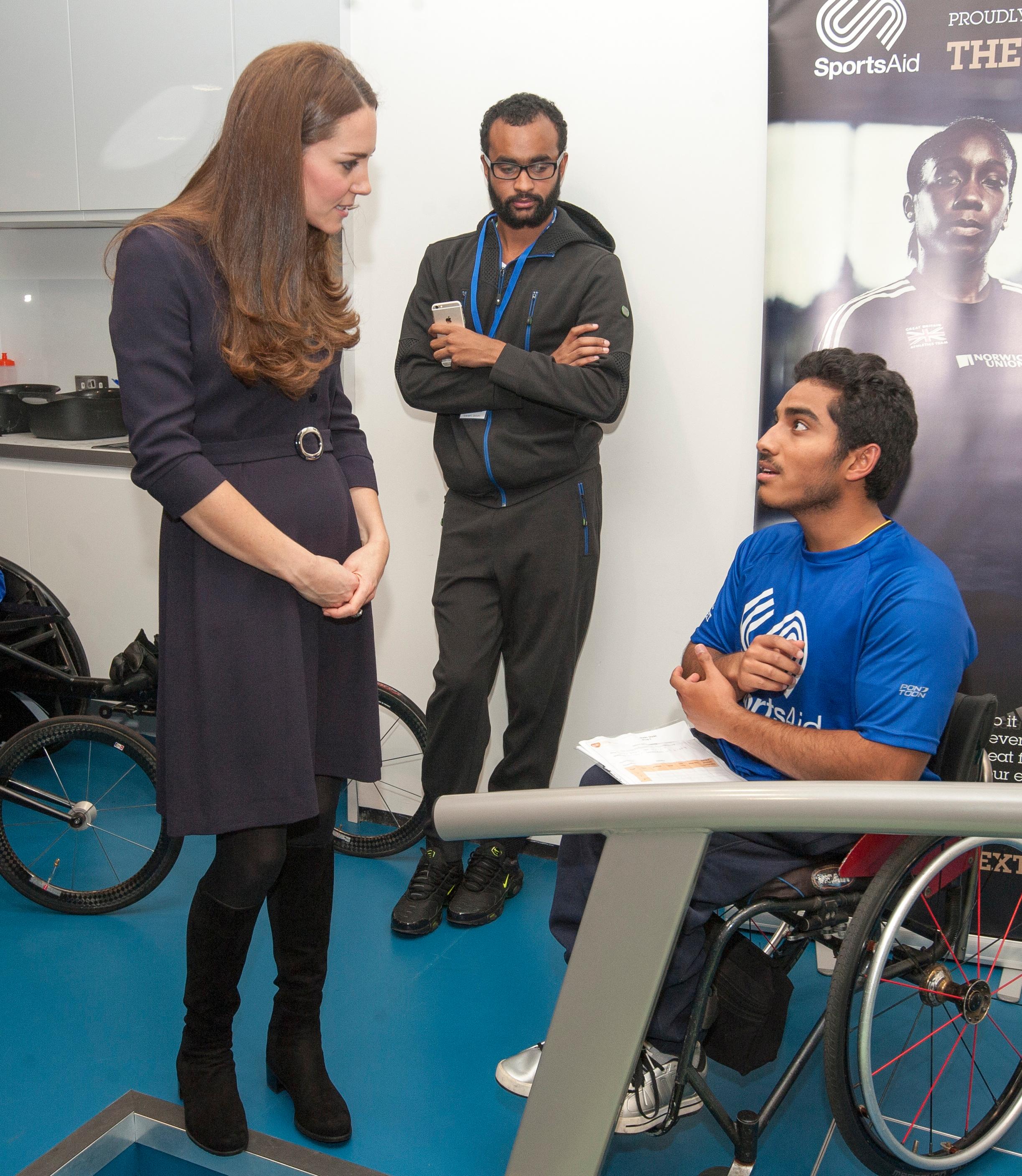 Catherine At SportsAid Workshop