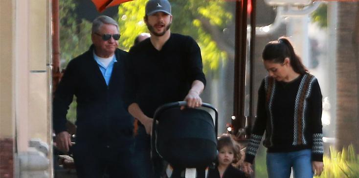 Mila kunis ashton kutcher baby boy first photos h